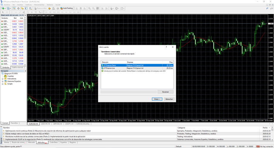 metatrader 4 etfinance